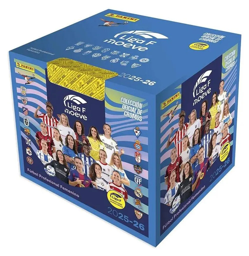 Panini Ligue F 2025-2026 Boîte Noire de 50 Paquets - Edition Spéciale Foot