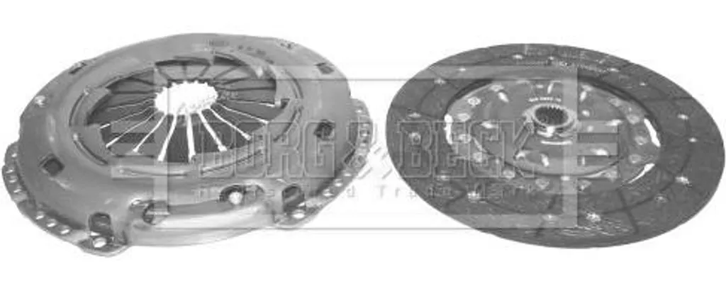 Embrayage BORG & BECK HK2002 mécanisme renforcé 220mm pour Seat et Audi