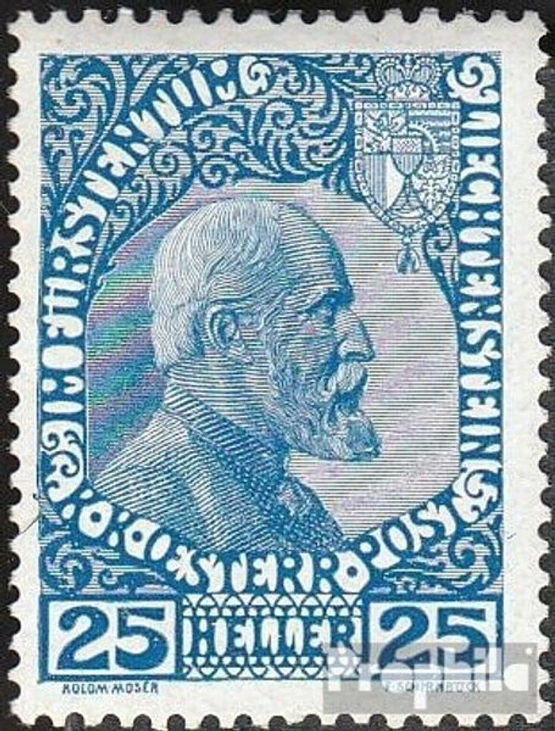 Briefmarken Liechtenstein 1912 Mi 3 gestempelt Freimarke