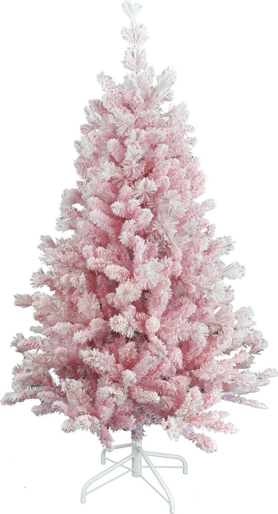 artplants.de Kunst Weihnachtsbaum GÖTEBORG Speed, beschneit, 210 cm, Ø 105 cm - Kunsttanne