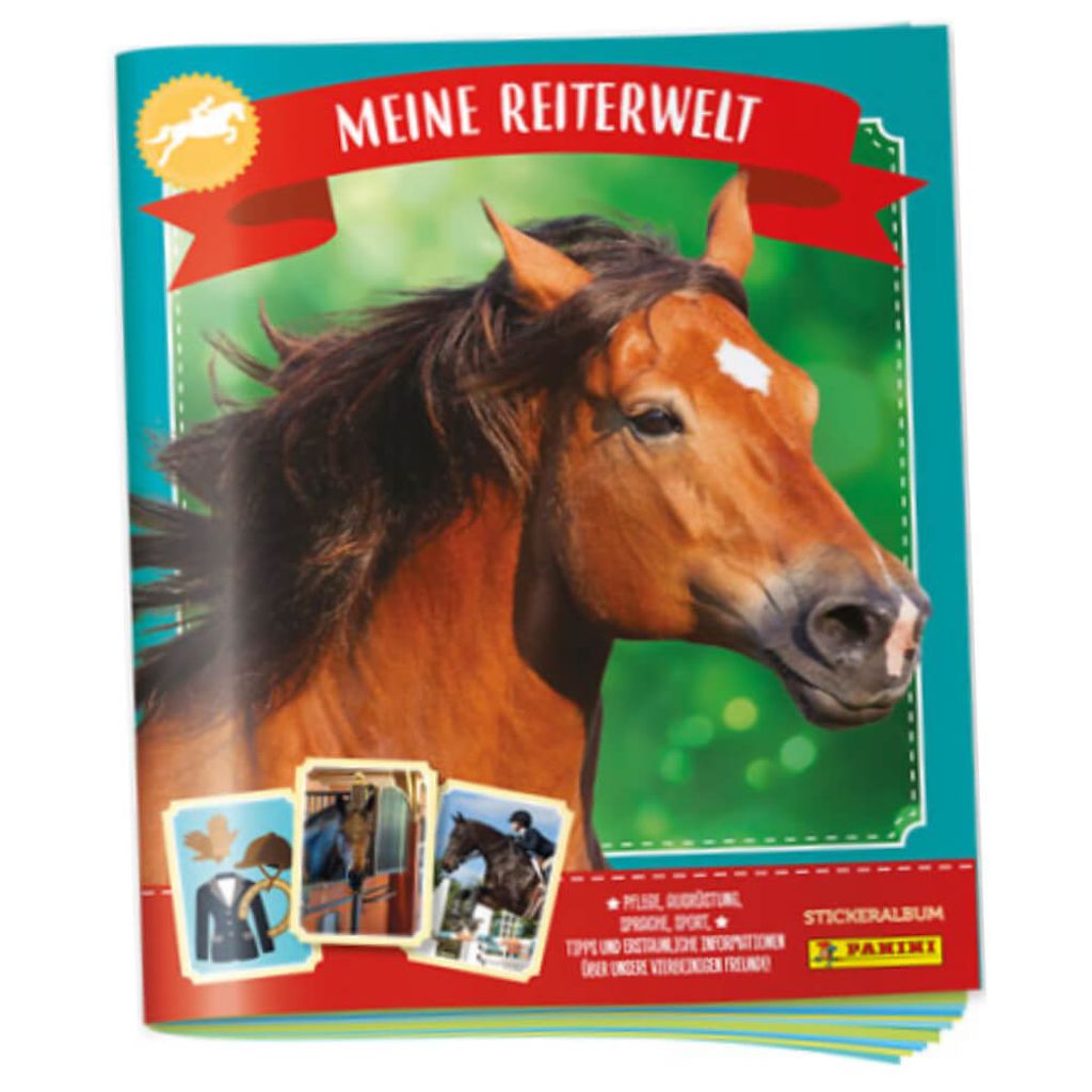 Panini Pferde Mon Club D'E'Quitation Sticker - Meine Reiterwelt (2024) - Sammelsticker - 1 Sammelalbum