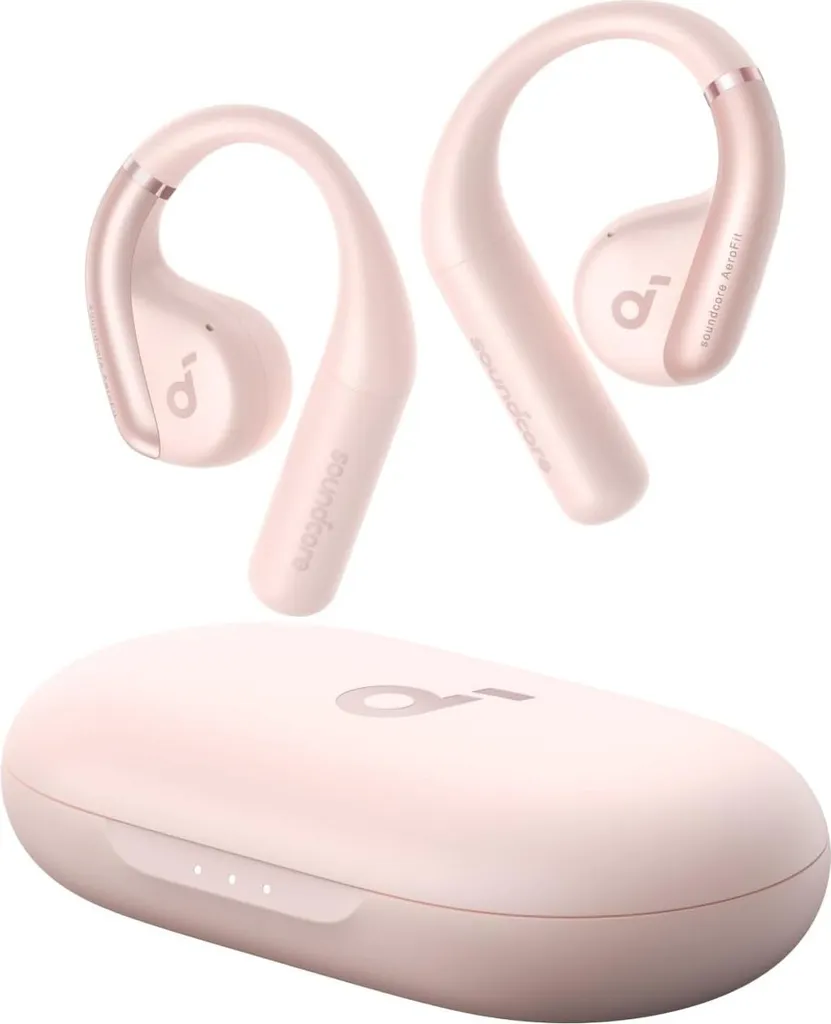 Cuffie Anker AeroFit Rosa | Sicurezza e Comfort Open-Ear IPX7 42h