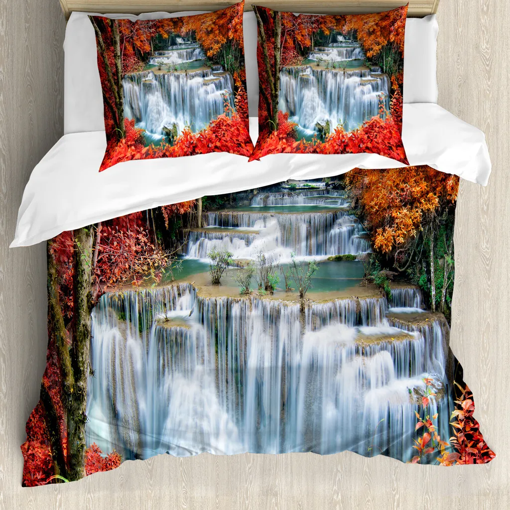 Copripiumino Anallergico ABAKUHAUS Waterfall 155x220 - Anti-Acari - 1