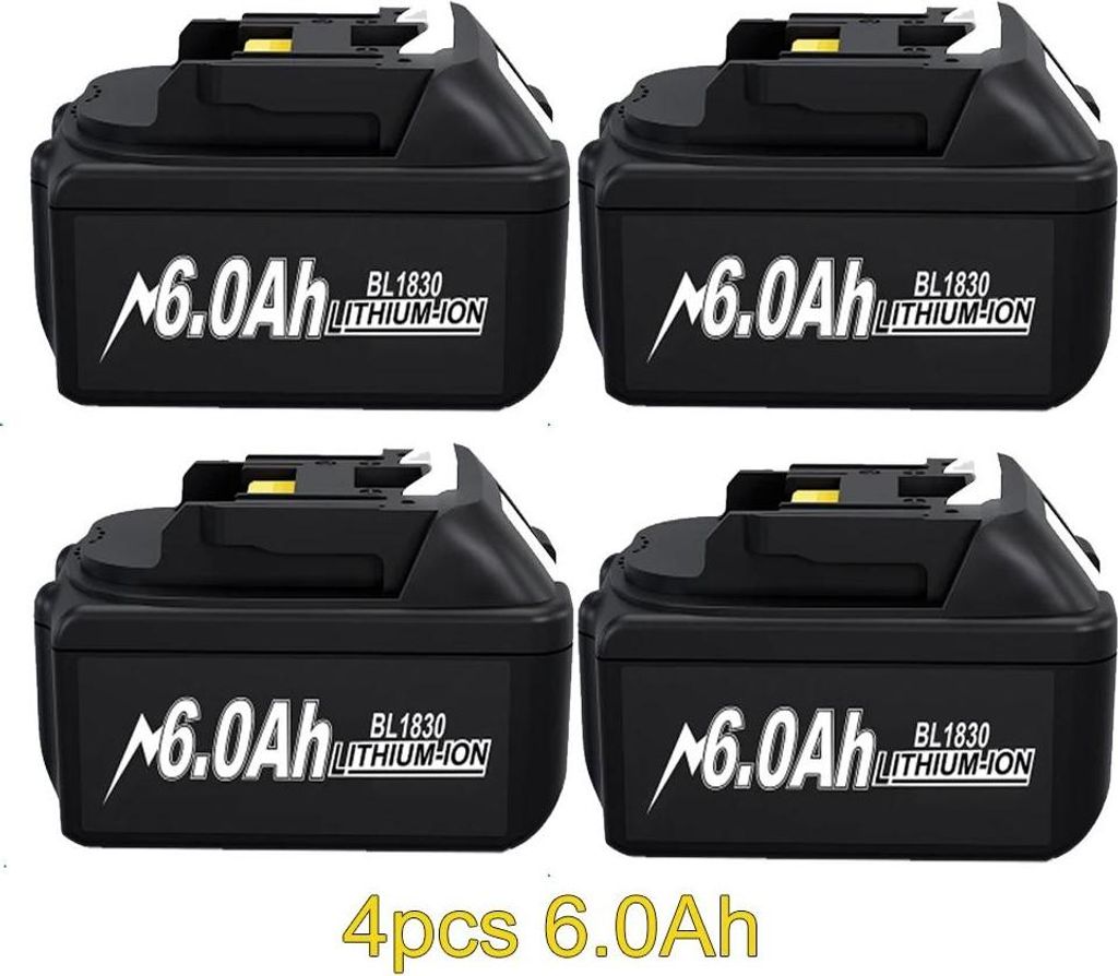 Náhradní baterie pro Makita, 18V 6Ah 18650 Li-Ion, Obrázek produktu 