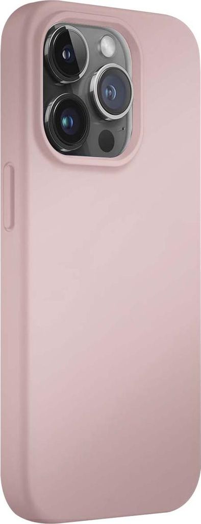 Jaym, Premium Silikonhülle Mikrofaser Apple iPhone 14 Pro Max, Rosa
