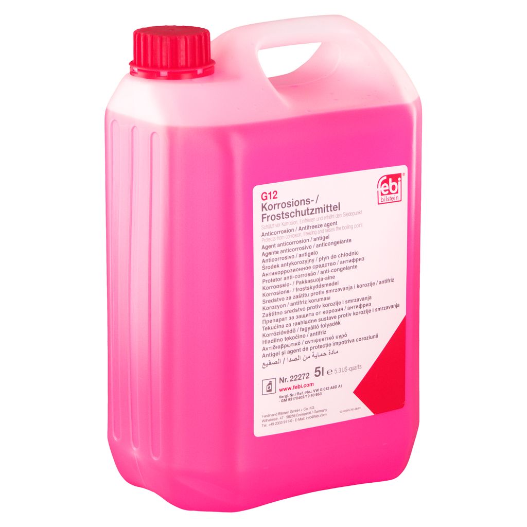 FEBI BILSTEIN Kühlmittel Kühlerfrostschutz 5L Antifreeze Konzentrat G12