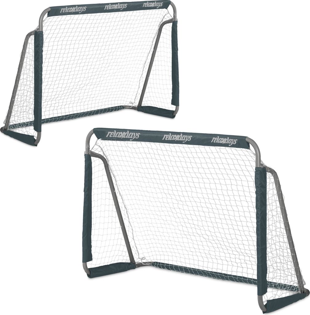 Porta da calcio da giardino Relaxdays, set di 2, per Immagine del prodotto 
