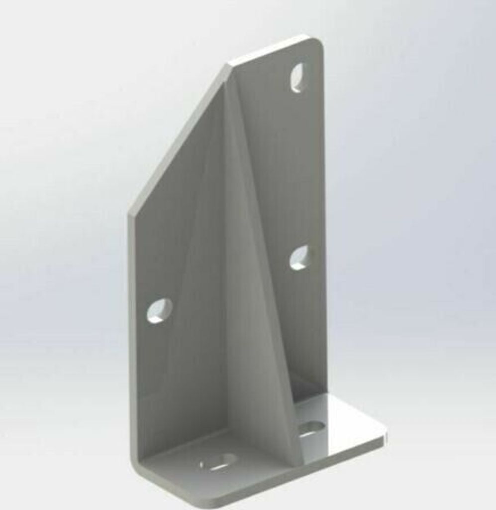Stahl-Dachsparrenhalter für Gelenkarmmarkise SPP060 Weiß Produktbild 