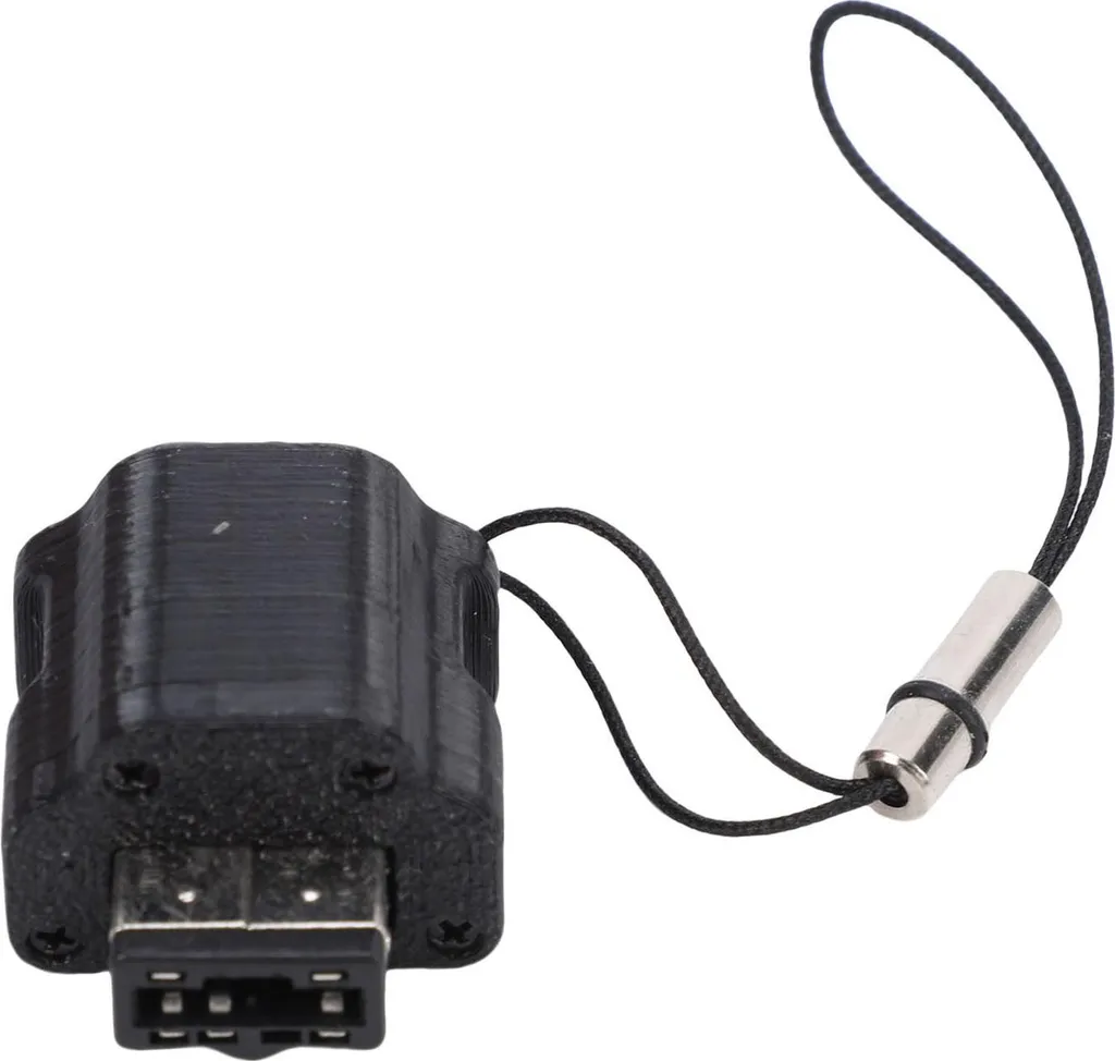 Adaptateur GBA SP Type C vers Jack 3,5 mm avec Cordon Anti-perte Noir