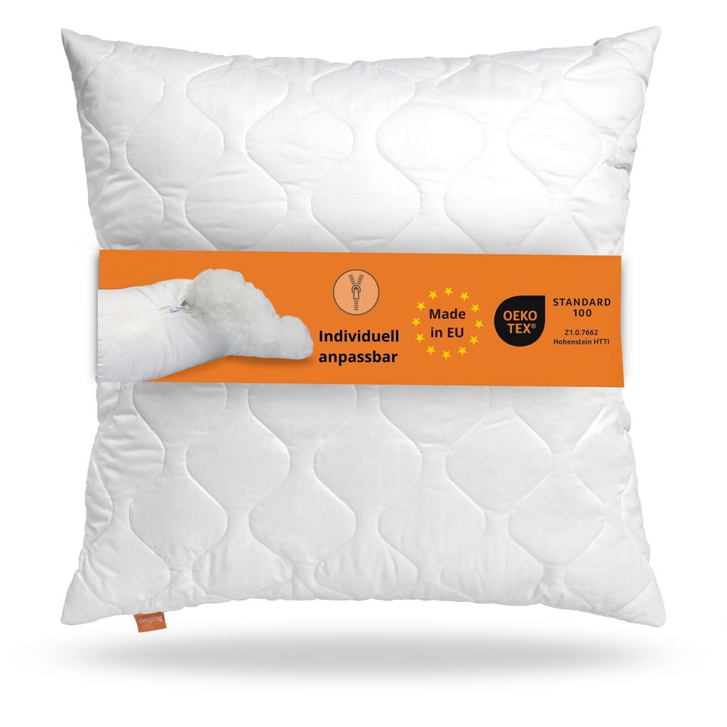 Kopfkissen 80 x 80 cm, Schlafkissen, 100% Mikrofaser, für Produktbild 