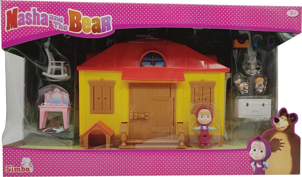 Simba - Máša a medvěd Dům Máši + figurka a příslušenství.. Obrázek produktu 