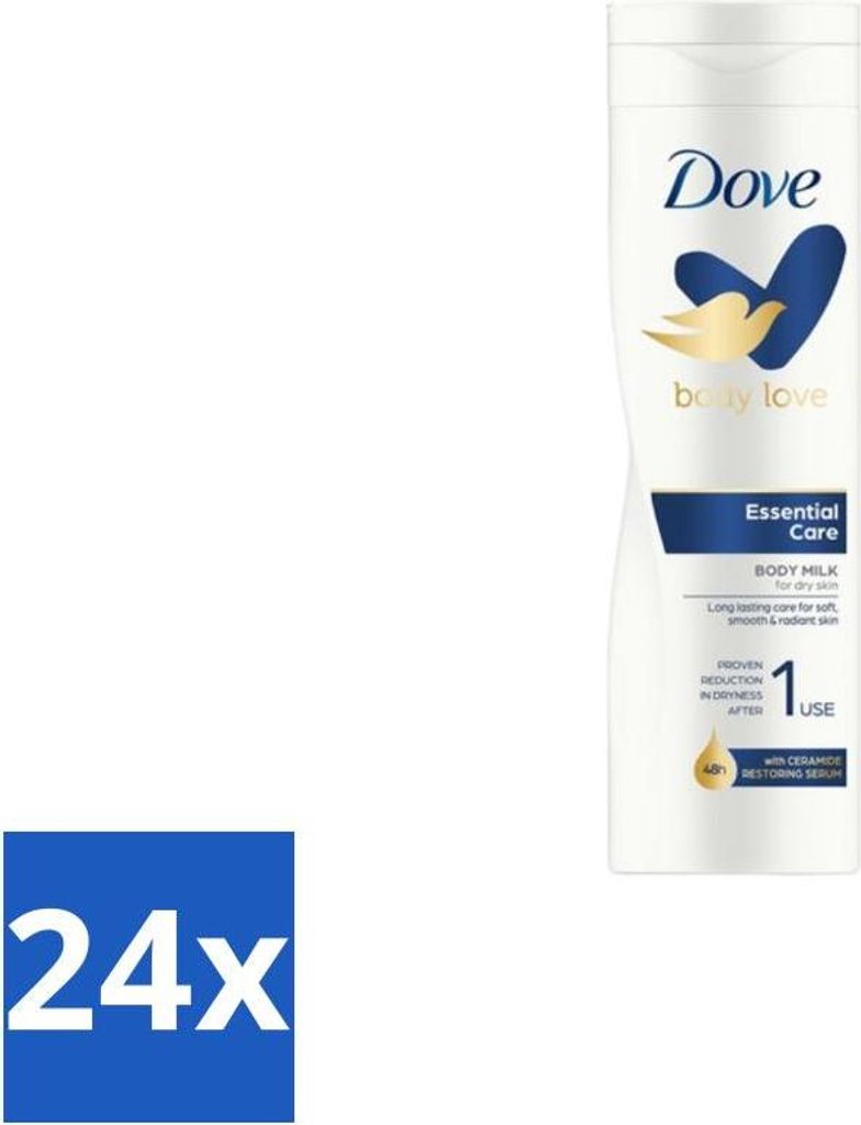 Dove – Körperlotion – Essential Women – 400 ml - Vorteilspack - 24 Stücke