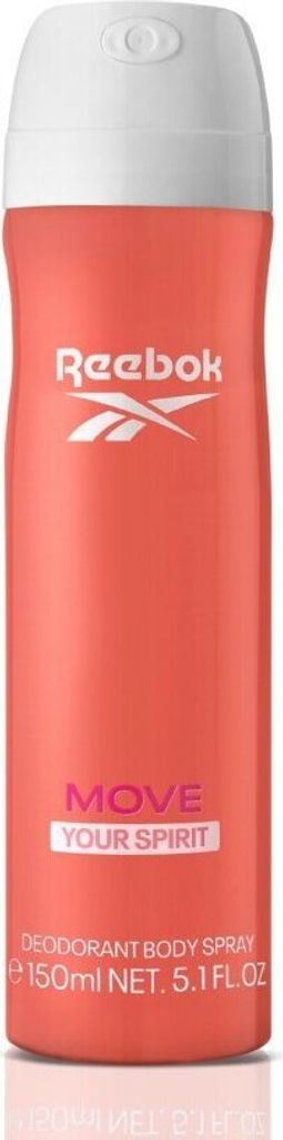 Reebok Move Your Spirit Deodorantspray voor dames, 150 ml Productafbeelding 