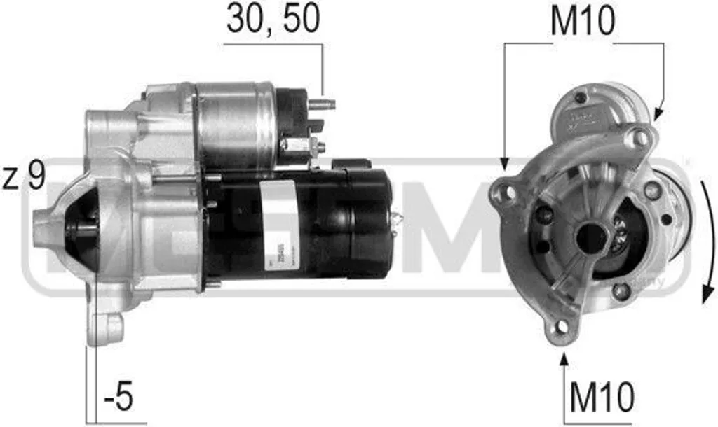Démarreur pour Peugeot 206 CC et 307 : solution de démarrage 12V