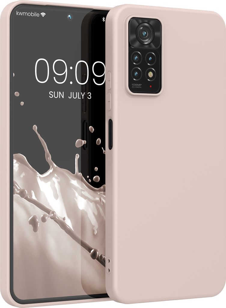 kwmobile Hülle kompatibel mit Xiaomi Redmi Note 11 Pro / 11 Pro (5G) / 12 Pro (4G) Hülle - weiches TPU Silikon Case - Cover geeignet für kabelloses