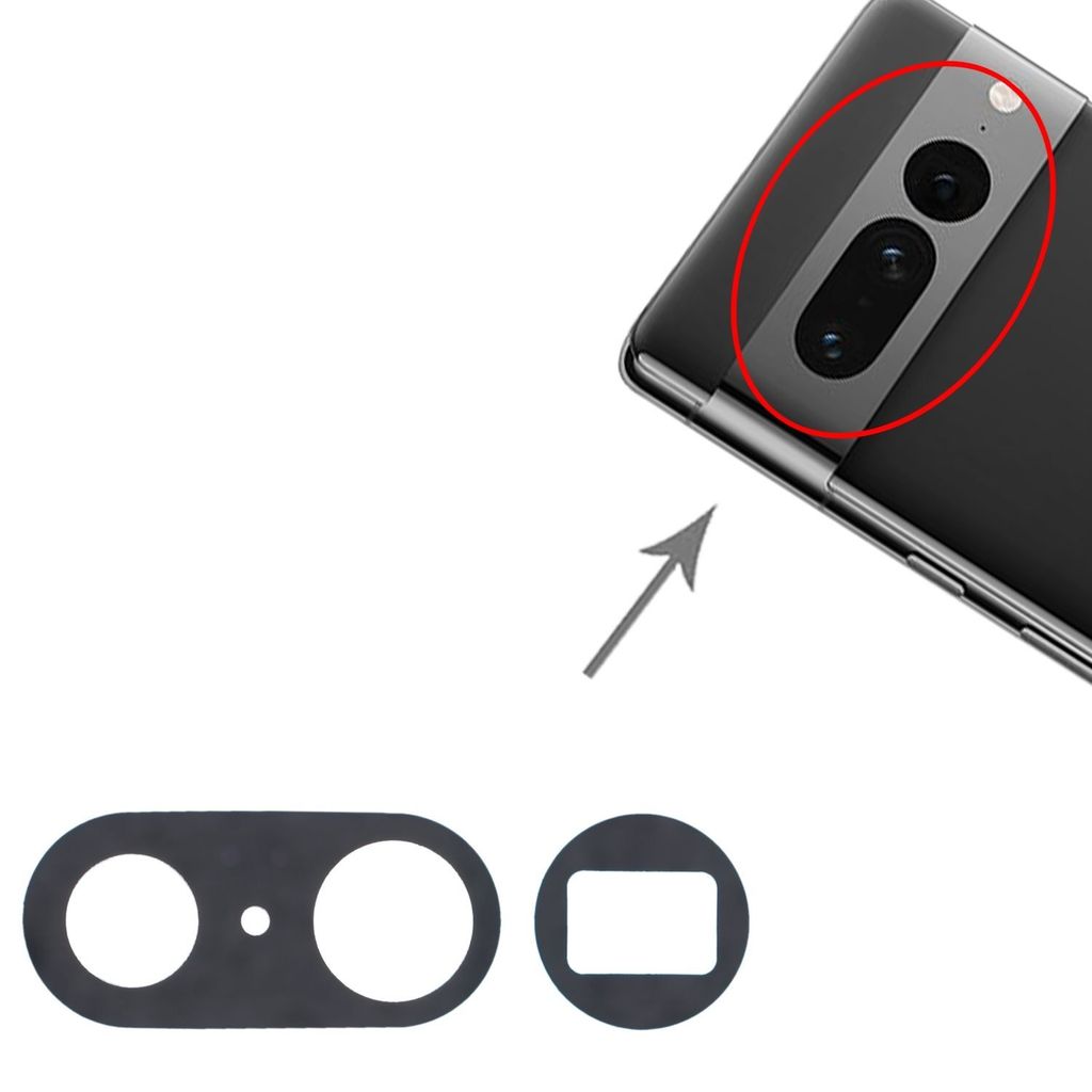 Für Google Pixel 7 Pro Back Kamera Linse Schwarz Ersatzteil Produktbild 