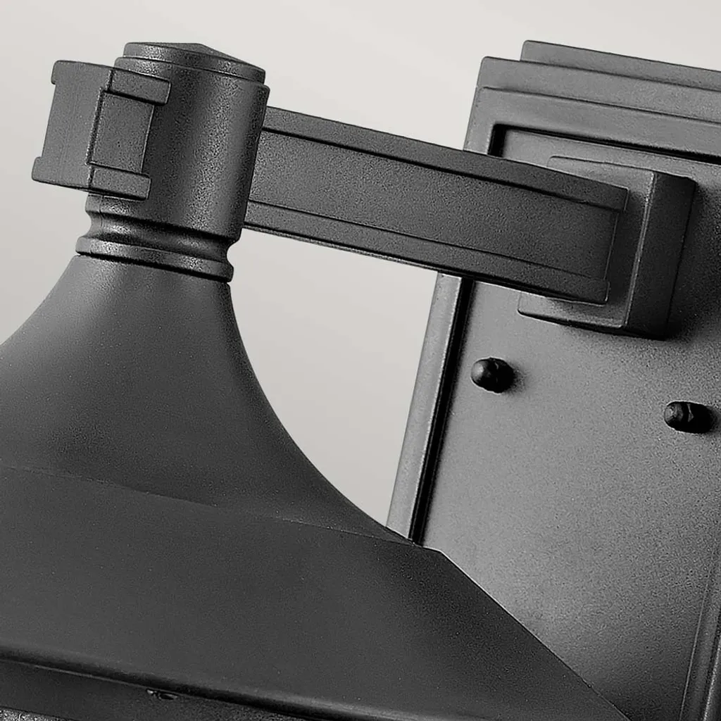 Applique d'extérieur E27 60W Freeport Hinkley Noir texturé élégante