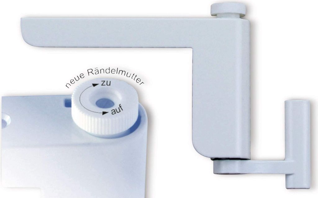 Mini-Türschließer, Clip Close, weiß Produktbild 