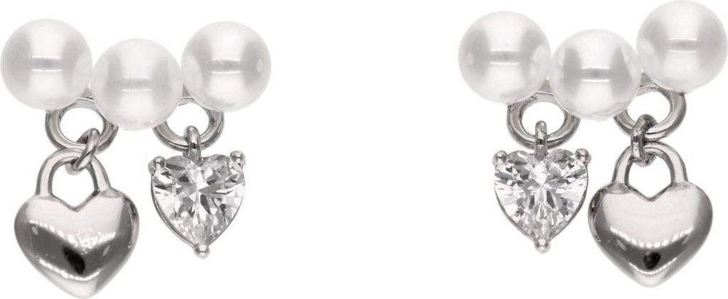 joella damen ohrringe - silber, one size