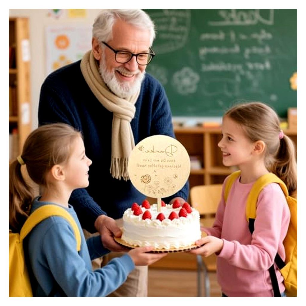 Holz Blumenstecker Danke für Deine Unterstützung beim Wachsen 4 Stück Holzschild für Kita Kindergarten Abschiedsgeschenk Erzieherin Garten Balk...
