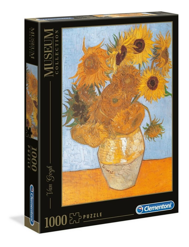 Clementoni puzzle 1000 muzejních slunečnic 31438 Obrázek produktu 