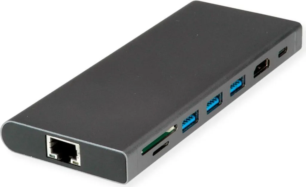 Station d'accueil pour Télétravail USB-C HDMI 4K RJ45 et Triple USB A