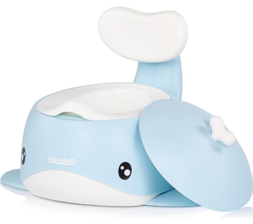 CHIPOLINO Babytö pfchen mit Stü tze Whale Blue Produktbild 