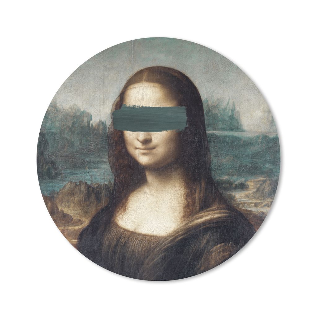 MuchoWow Mauspad Mousepad Mona Lisa - Leonardo da Vinci - Kunst 30x30 cm - Mousepads - Maus Mat - Pad - Mausunterlage - Tischunterlage - Schreibt...