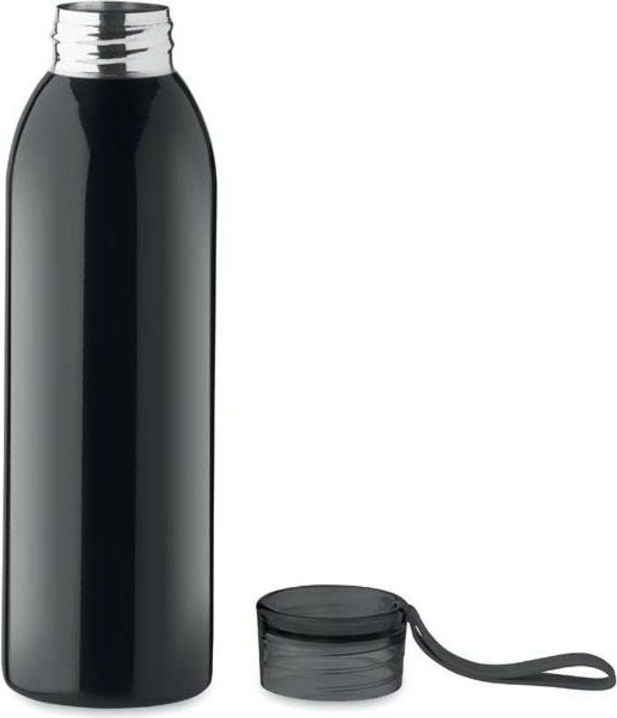 MidOcean - Flasche "Bira", Edelstahl, 650ml MO193 (Einheitsgröße) (Schwarz)