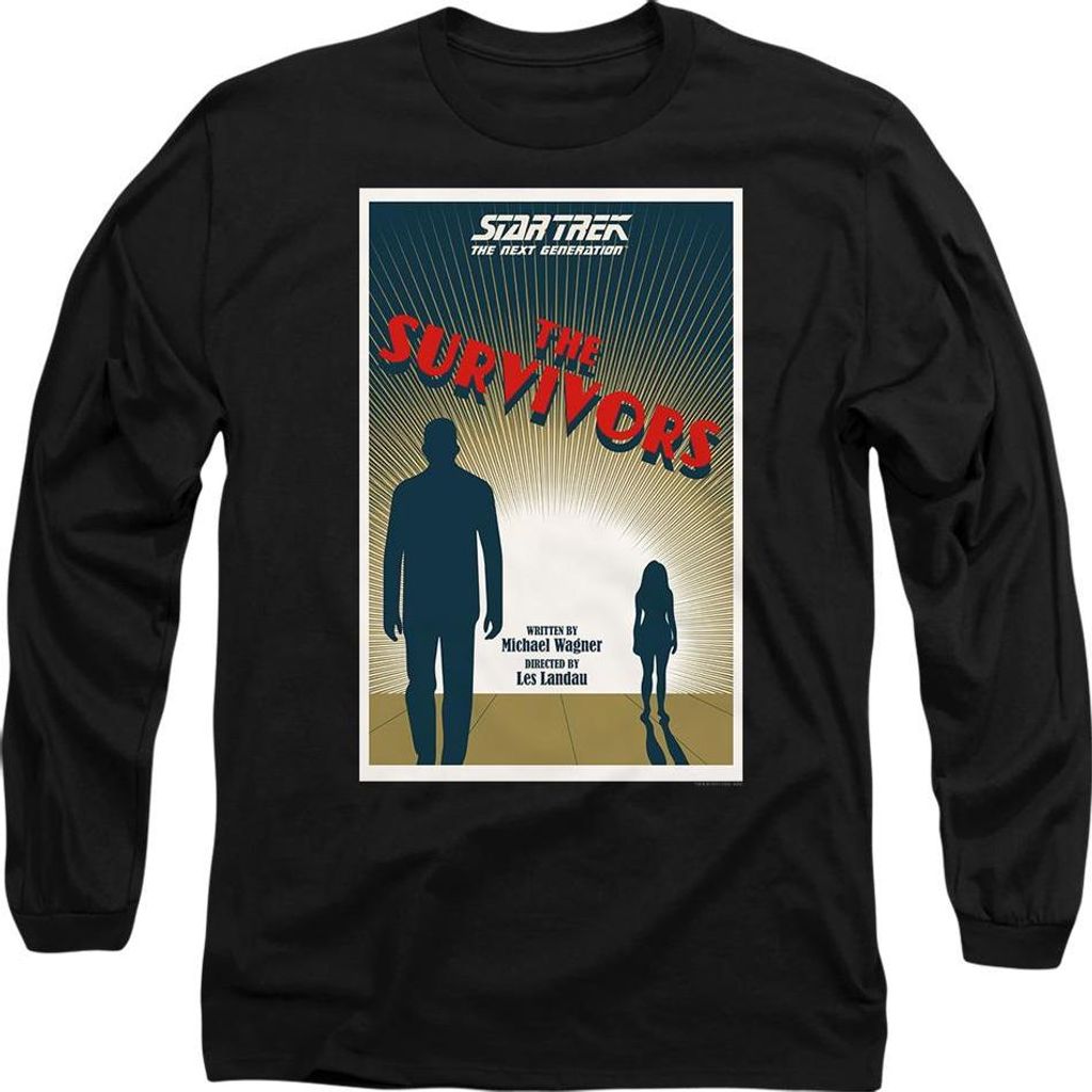 Star Trek - "The Next Generation Season 3 Episode 3" T-Shirt für Herren/Damen Uni TV9887 (M) (Schwarz)