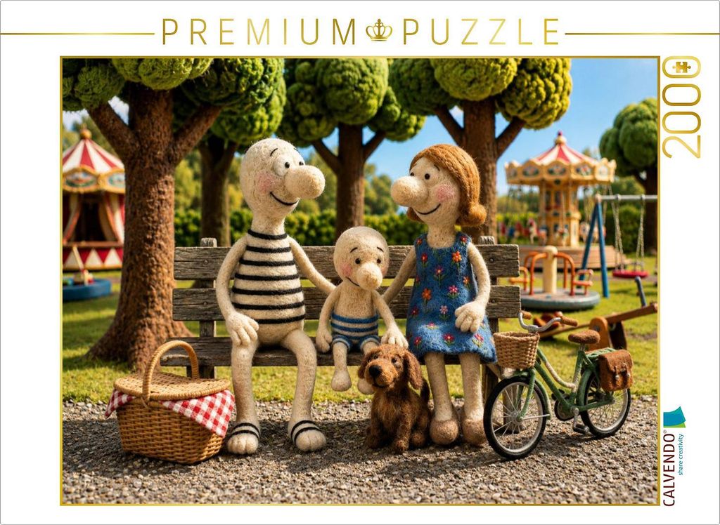 CALVENDO Puzzle Ein Tag voller Lieblingsmomente | 2000 Teile Lege-Größe 90x67cm Foto-Puzzle für glückliche Stunden
