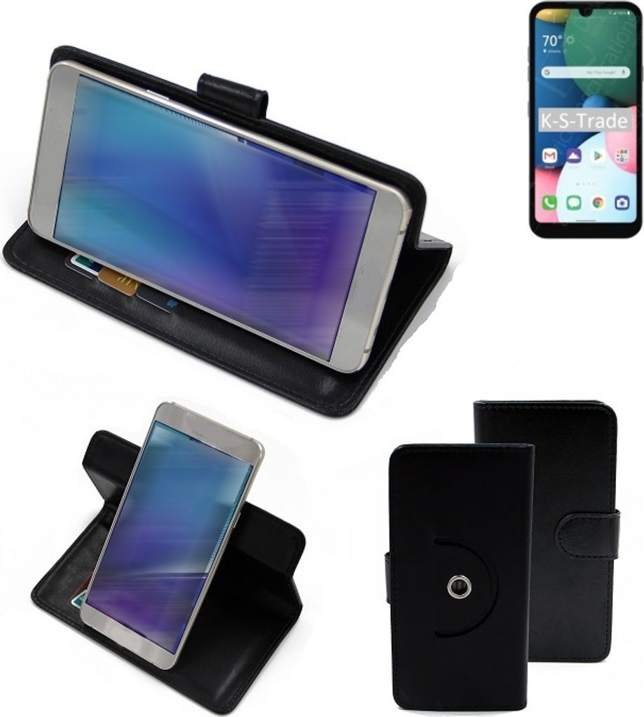 K-S-Trade Case Schutzhülle Handyhülle kompatibel mit LG Electronics Fortune 3 Flipcase Smartphone Cover Handy Schutz Tasche Klapphülle Walletcase