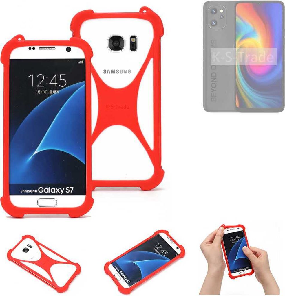 K-S-Trade Handy-Hülle kompatibel mit UMIDIGI F3 Pro 5G Schutz-Hülle Bumper Silikon Schutz Hülle Cover Case Silikoncase Silikonbumper TPU Softcase