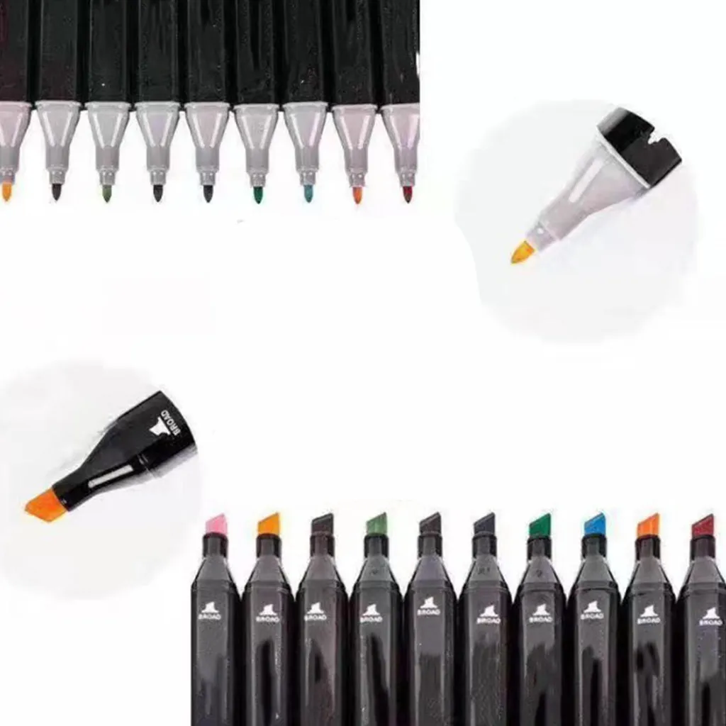 Marqueurs à Alcool Professionnels 80 Couleurs pour DIY et Illustration