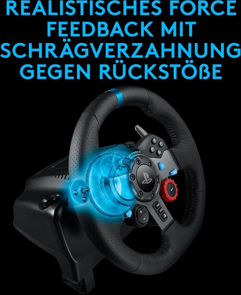 Pack Simulation Auto Logitech G29 et Casque A10 pour PS5, PS4 et PC VR - 15
