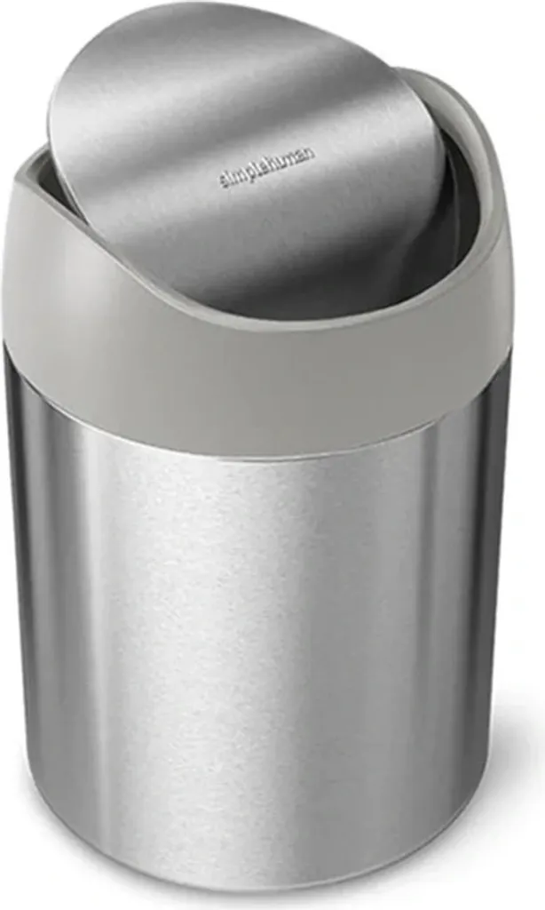 Petite Poubelle de Bureau Basculante 1,5L Simplehuman Design Chic