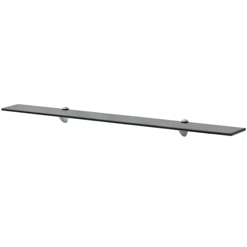 Lot de 2 Tablettes Murales en Verre Trempé 100 cm pour Déco Maison
