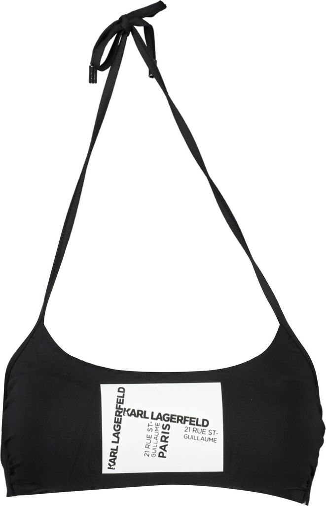 Karl Lagerfeld Schwarzes Bikini-Oberteil KL20WTP23 XS