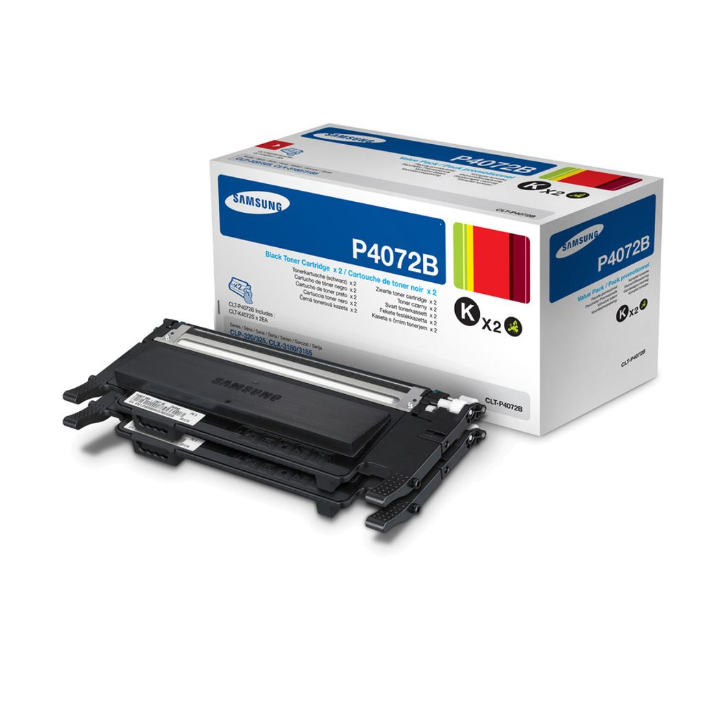 Samsung CLT-P4072B, 3000 Seiten, Schwarz, 2 Stück(e) Produktbild 