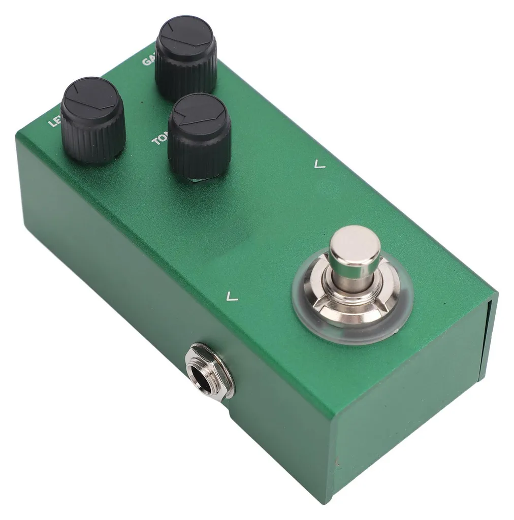 Pédale overdrive pour basse avec réglage de saturation et égalisation
