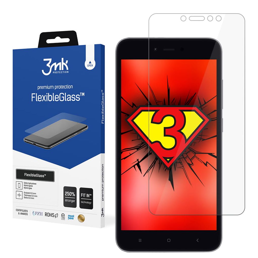 3mk Display Hybridglas FlexibleGlass für Xiaomi Redmi Note Produktbild 