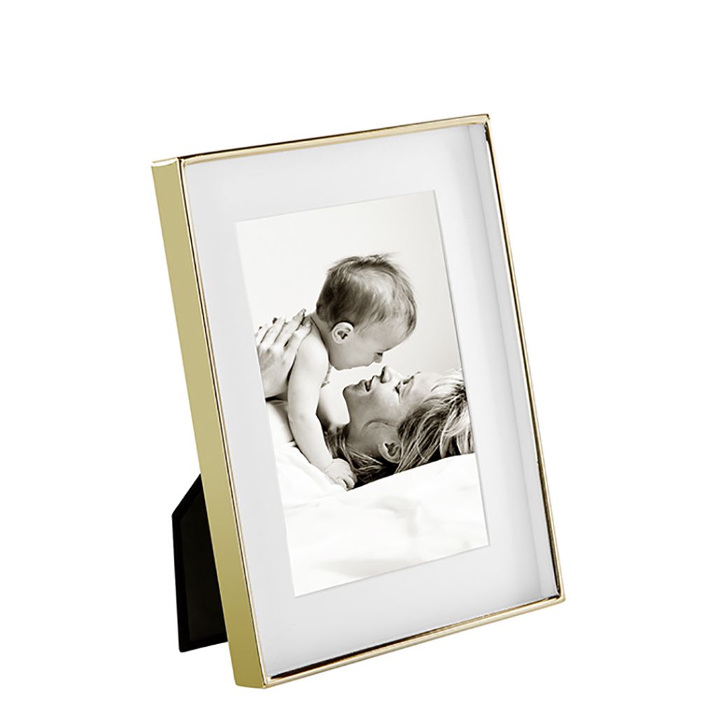 Fink Bilderrahmen 13x18 cm Kim goldfarben Glas, Metall Höhe 23 cm