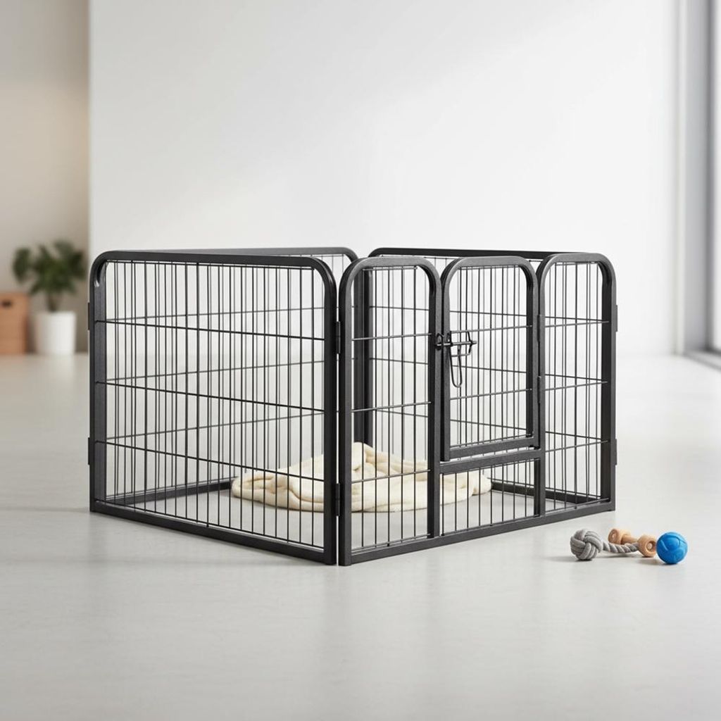 Enclos pour chiots Enclos pour animaux Barrière de sécurité Image du produit 