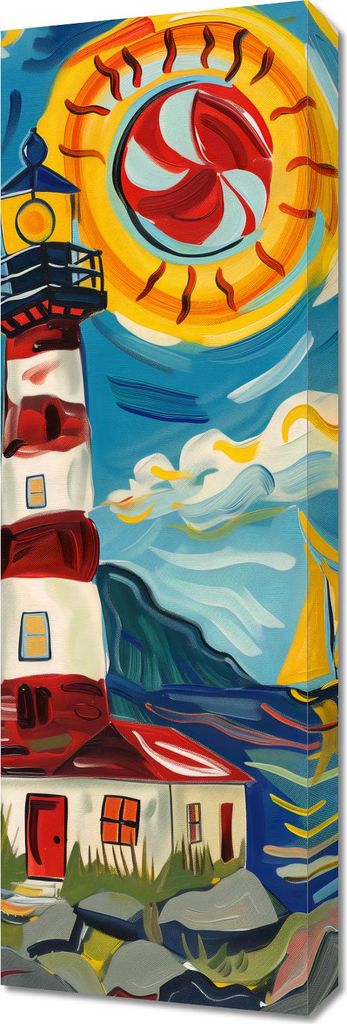 Bild 30x90cm Lebendige Zuflucht