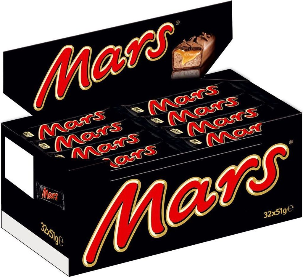 Mars Single, 32er Pack (32 x 51 g) Produktbild 