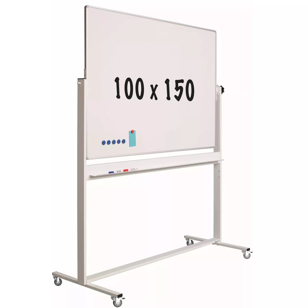 Mobiles Whiteboard Jensen - Neigbar - Wochenplaner - Monatsplaner - Jahresplaner - Doppelseitig und magnetisch - 100x150cm