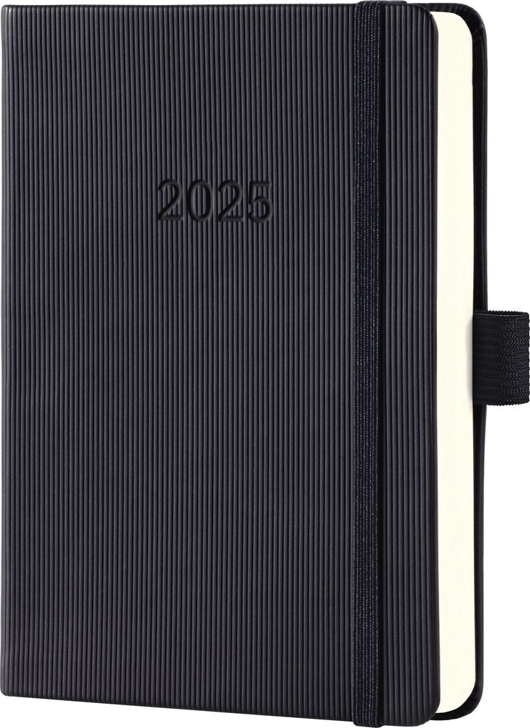 SIGEL C2511 Tageskalender Conceptum 2025 - ca. A6 - schwarz Produktbild 