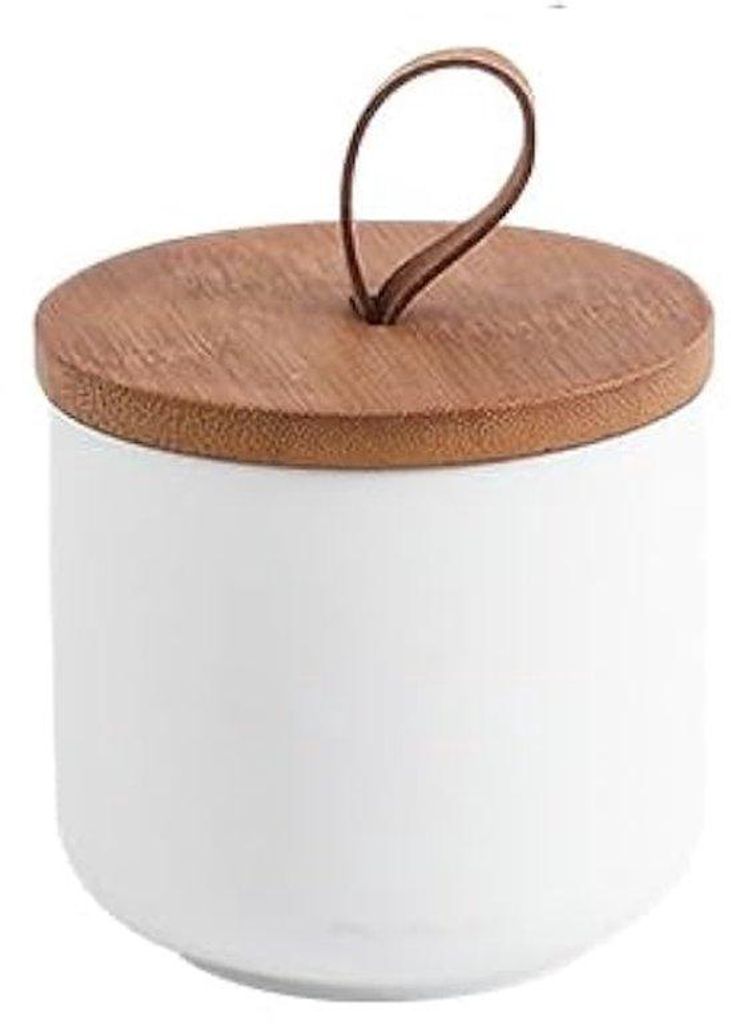 Porzellan-Kaffeegefäß mit Deckel, 260 ml, Weiß