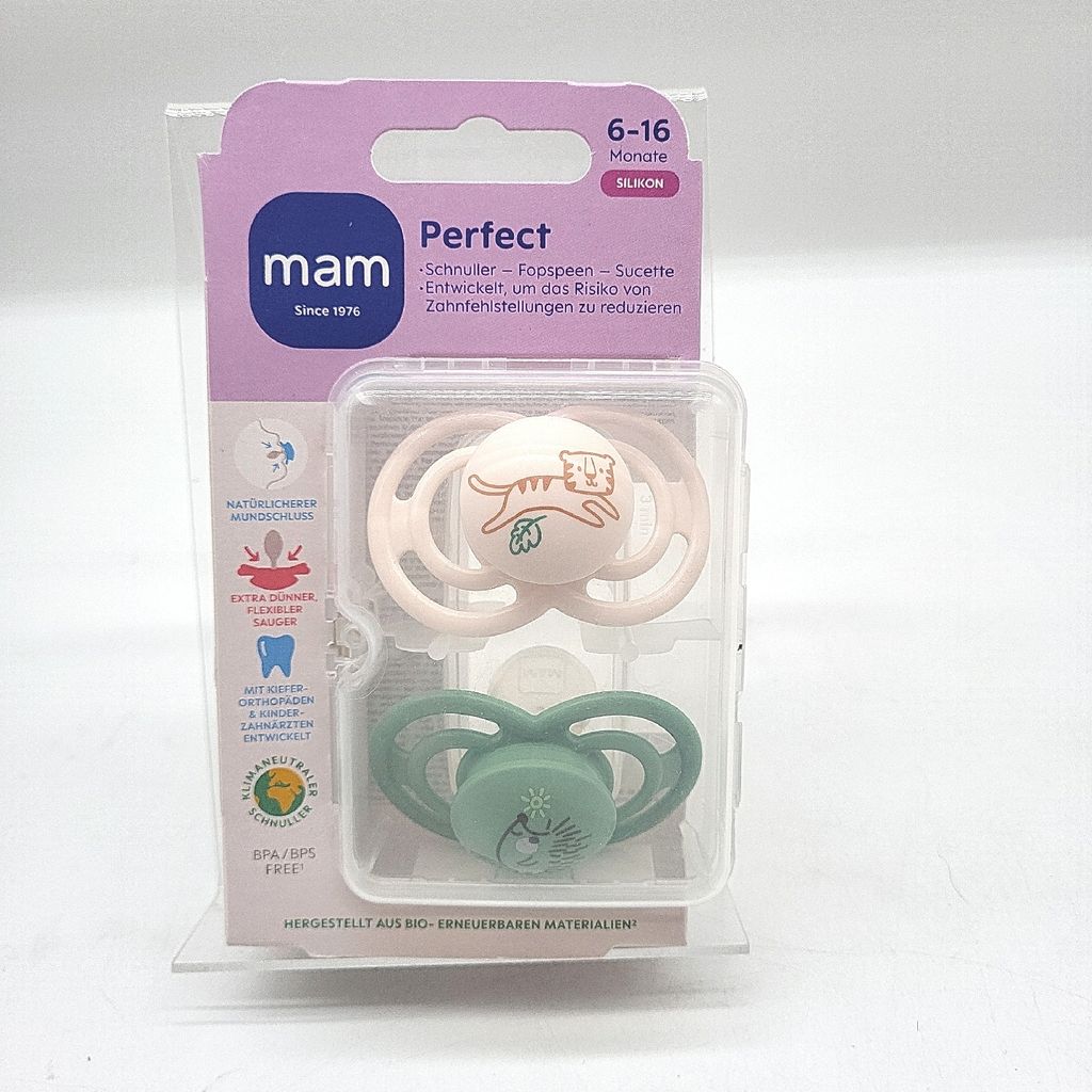 MAM Schnuller 2er Pack Perfect - Silikon - 6-16