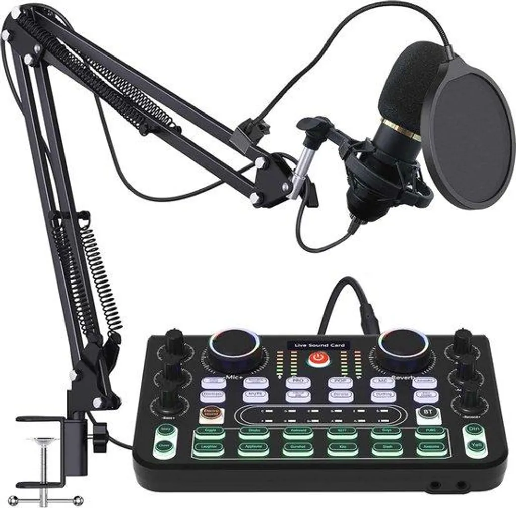 Kit Micro Studio avec Carte Son : Fini les Voix Faibles et Bruits de Fond
